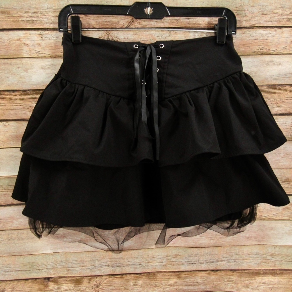 Front Tie Halloween Pirate Skirt S